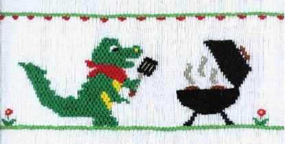 Tail Gator Smocking Plate