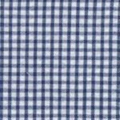 Picture of Seersucker navy Check,100%Cotton 60"wide