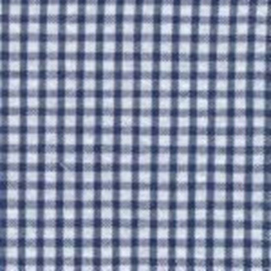 Picture of Seersucker navy Check,100%Cotton 60"wide