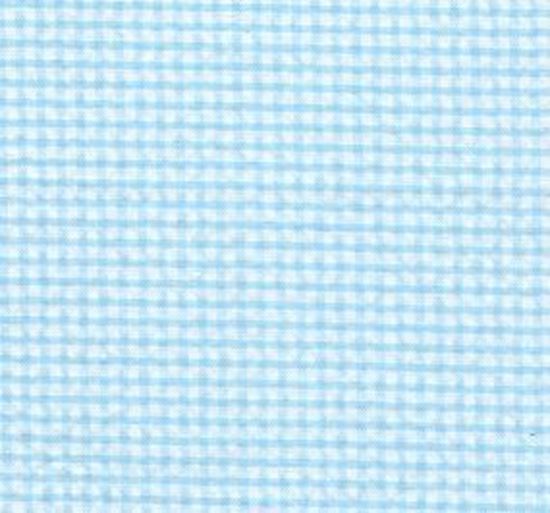 Picture of Seersucker aqua check,100%Cotton 60"wide