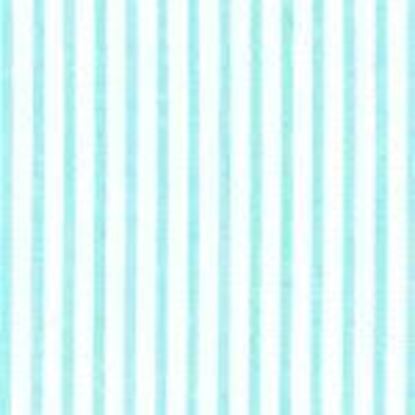 Picture of Seersucker aqua stripe,100%Cotton 60"wide