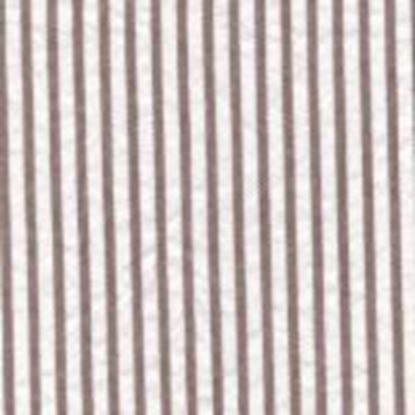 Picture of Seersucker chocolate stripe,100%Cotton 60"wide