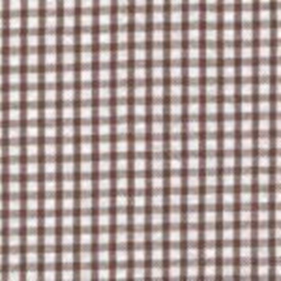 Picture of Seersucker chocolate check,100%Cotton 60"wide