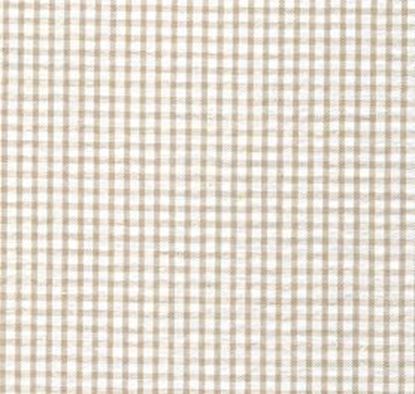 Picture of Seersucker khaki check,100%Cotton 60"wide