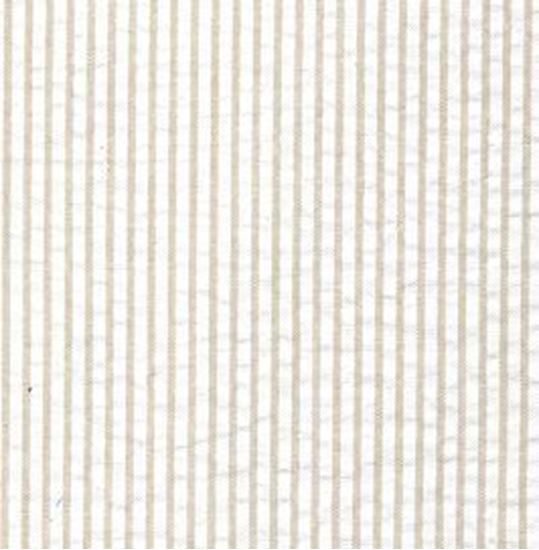 Picture of Seersucker khaki stripe,100%Cotton 60"wide