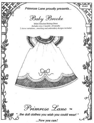 Picture of "Baby Brooke" Infant Smocked Bishop Dress sizes 3 months - 24 months