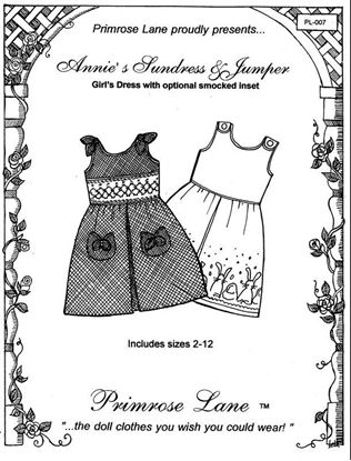 Picture of "Annie's Sundress and Jumper" Girl's Jumper sizes  2 - 12