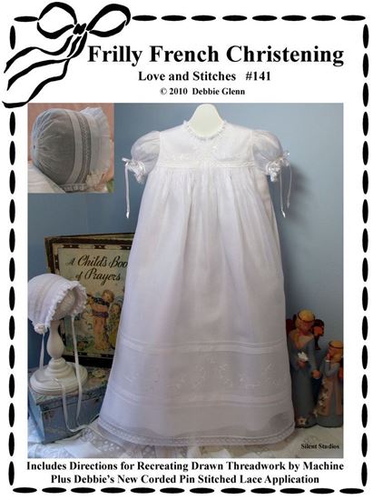 Picture of "Frilly French Christening" Love and Stitches #141 Size Infant 