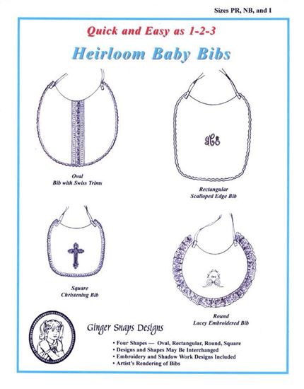 Picture of Heirloom Baby Bibs 