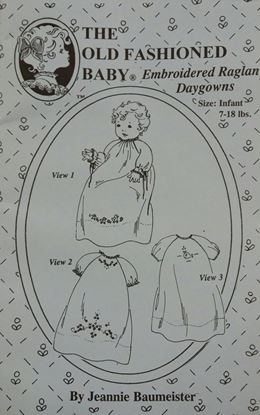 Picture of Embroidered Raglan Daygowns Infant to 18 months 