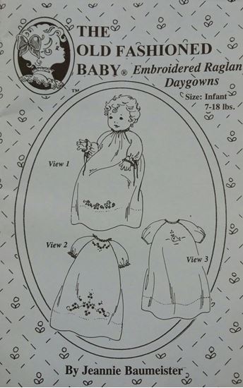 Picture of Embroidered Raglan Daygowns Infant to 18 months 