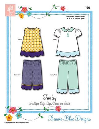 Picture of Paisley #156 size:3-Scalloped Tops and Pants