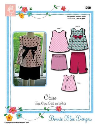 Picture of Claire #125B size:3-6yrs Capris Pants and Top