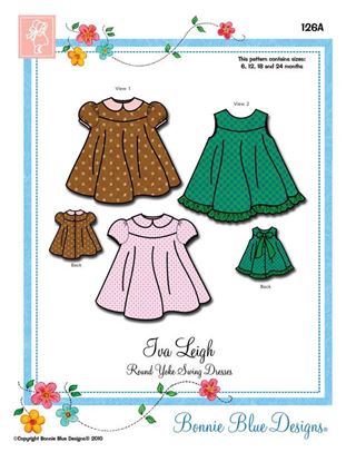 Picture of Iva Leigh #126A size:6-24 months Round Yoke Swing Dress