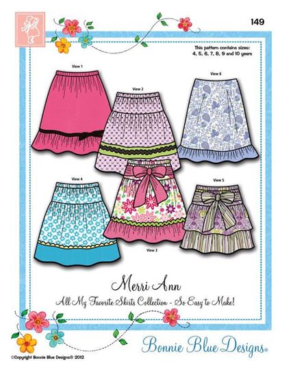 Picture of Mary Ann #149 size:4-10yrs Skirt Collection