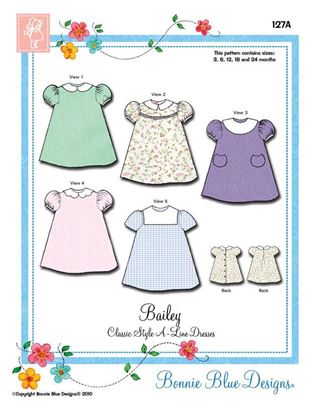 Picture of Bailey #127A size:3-24months Classic A-Line Dress 