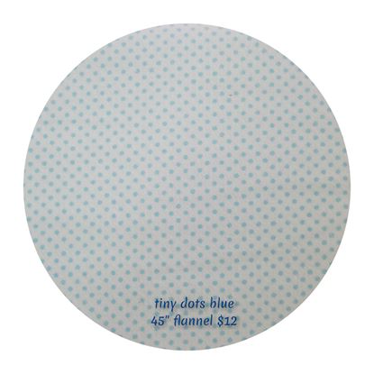 Picture of Flannel with tiny blue dots